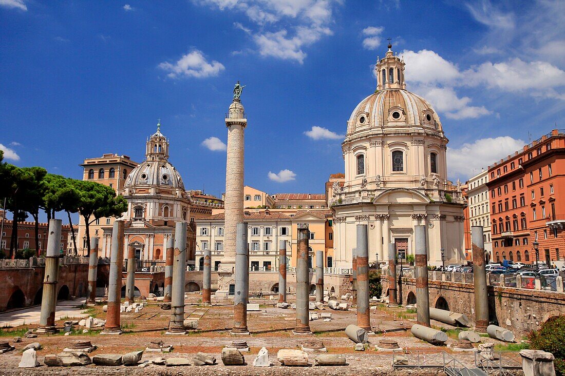 Italien, Latium, Rom, historisches Zentrum, von der UNESCO zum Weltkulturerbe erklärt, Trajansmarkt