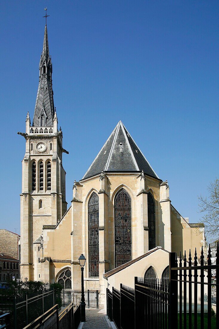 Frankreich, Hauts de Seine, Vanves, Kirche Saint Remy