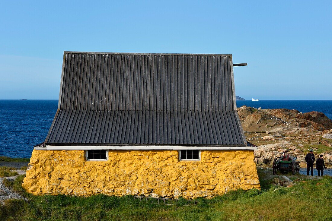 Grönland, Westküste, Baffin Bay, Upernavik, der alte Laden aus dem Jahr 1864 ist heute Teil des Museums