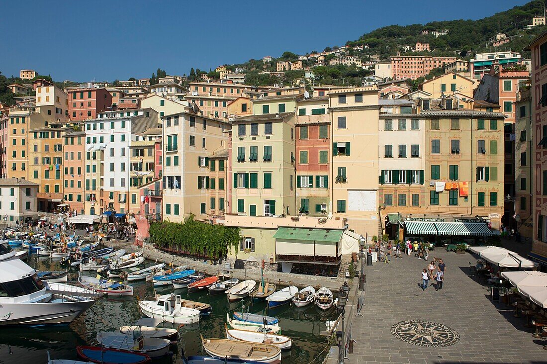 Italien, Ligurien, das Fischerdorf Camogli