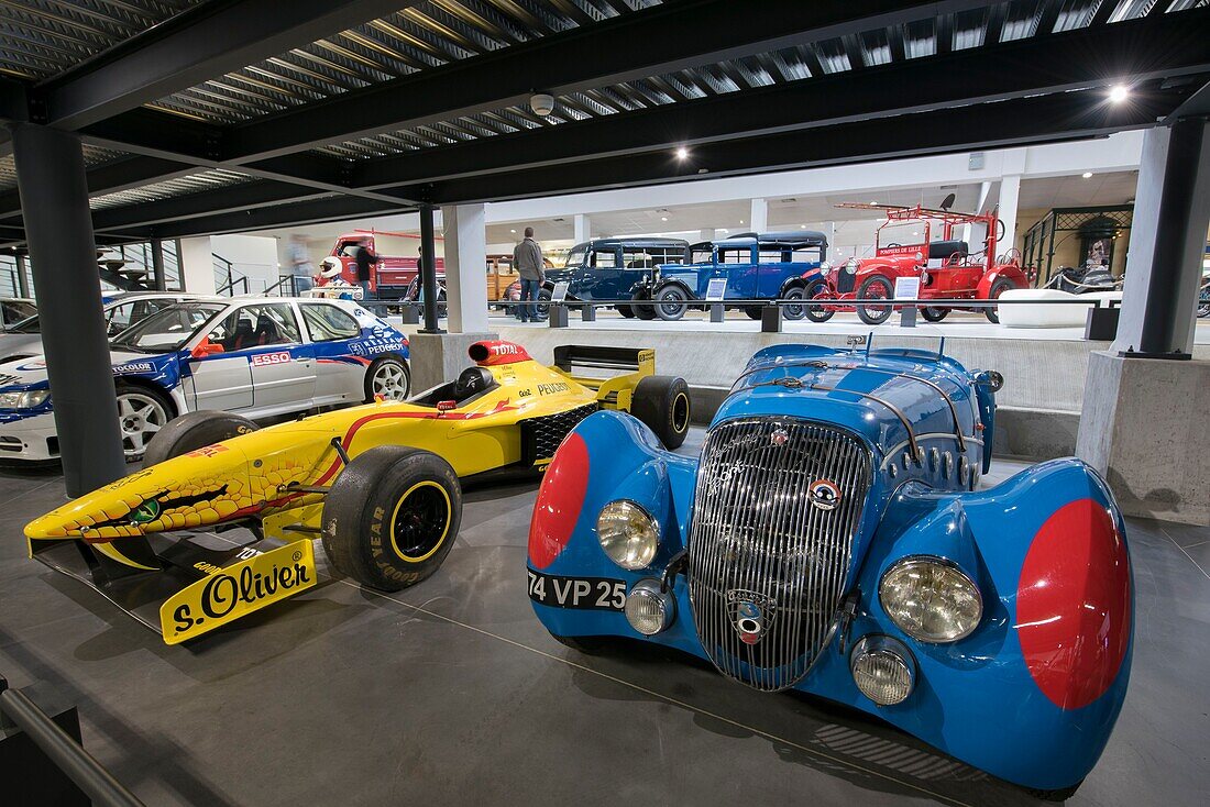 Frankreich, Doubs, Montbeliard, Sochaux, das Museum von Abenteuer Peugeot, ein 302 spezieller Sport für die 24 Stunden von Le Mans in 1937, 1931 cm von 73 PS