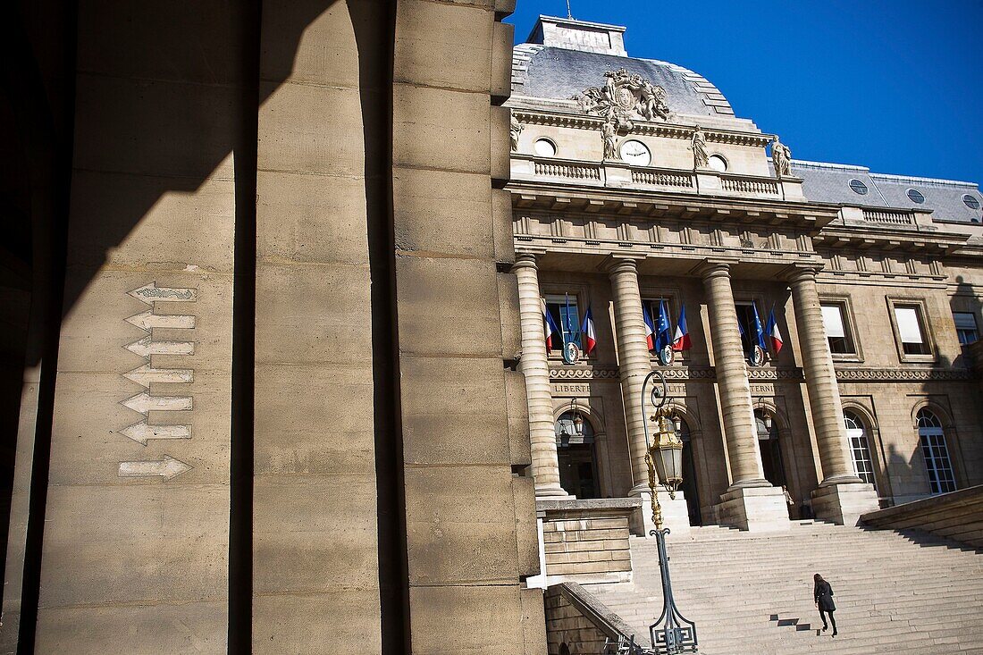 Frankreich, Paris, von der UNESCO zum Weltkulturerbe erklärt, Ile de la Cite, Palais de Justice (Gerichtssaal)