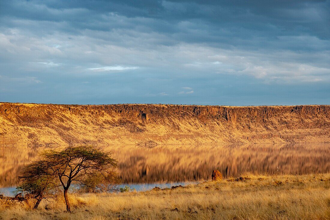 Kenia, Magadi-See, Grabenbruch, kleiner Magadi