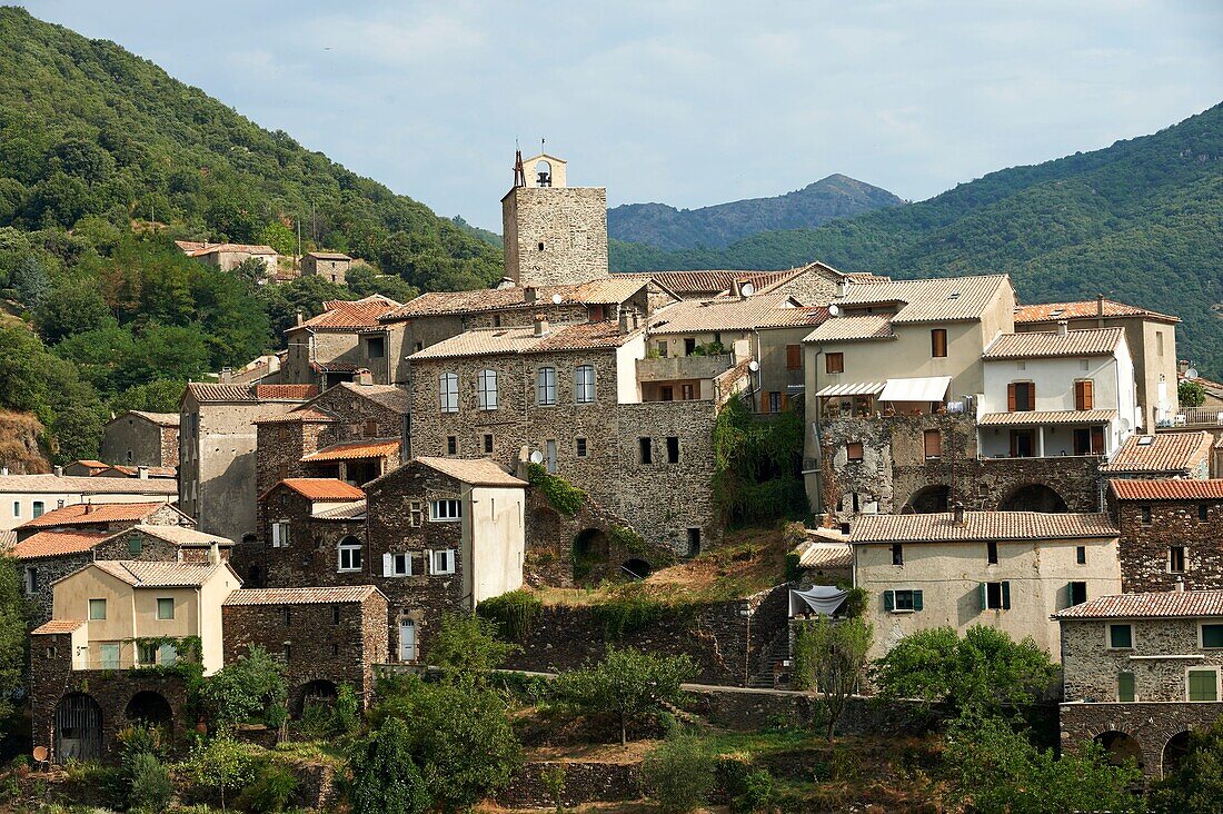 France, Gard, Cevennes, Saint Martial, medieval village