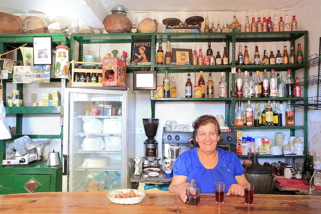 Spain, Canary Islands, Tenerife, province of Santa Cruz de Tenerife, Teno Rural Park, Teno Alto, Village Coffee Shop