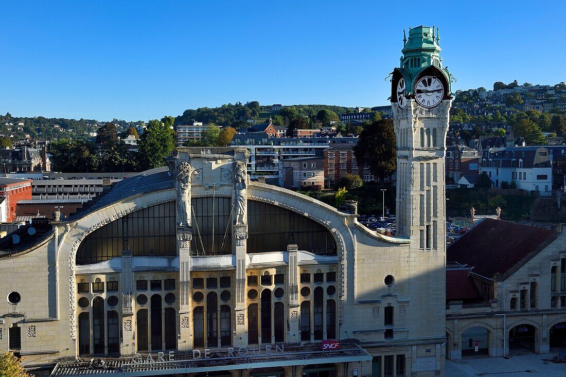 France, Seine Maritime, Rouen, the art nouveau train station inaugurated in 1928