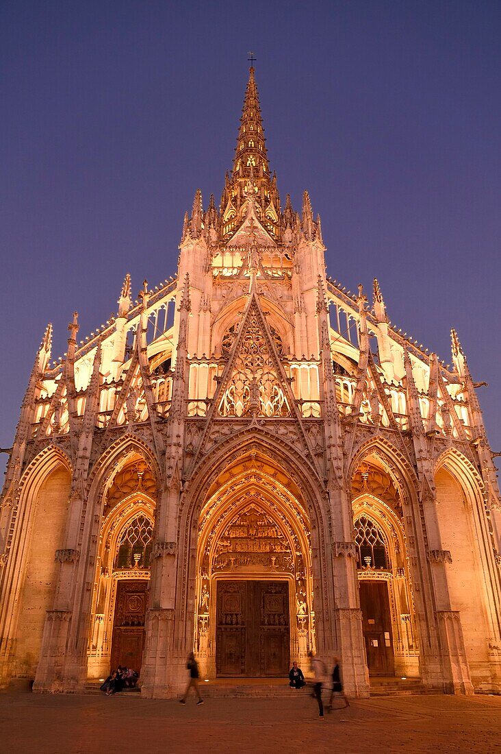 France, Seine Maritime, Rouen, Gothic Church of St Maclou (15th century)