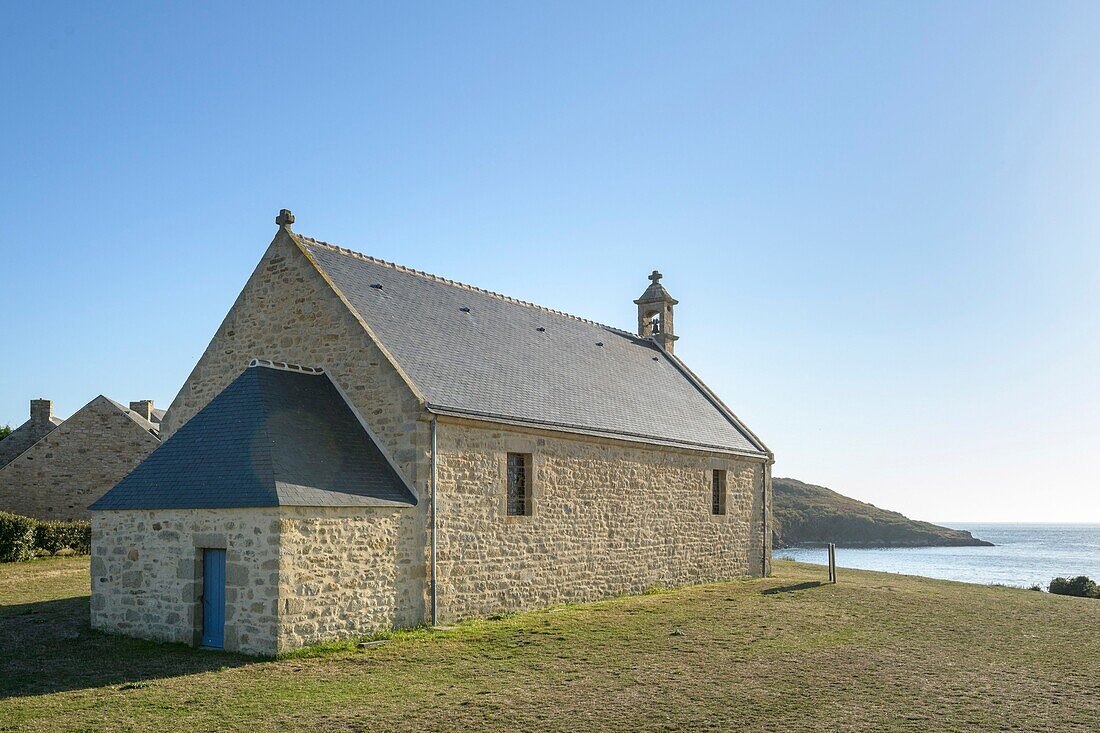 France, Morbihan, Arzon, Notre Dame du Crouesty chapel