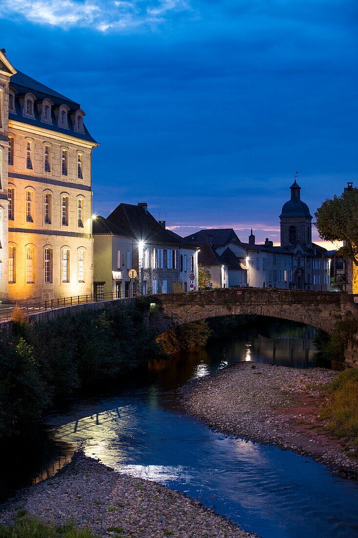 Frankreich, Lot, Quercy, Saint Cere, Fluss La Bave