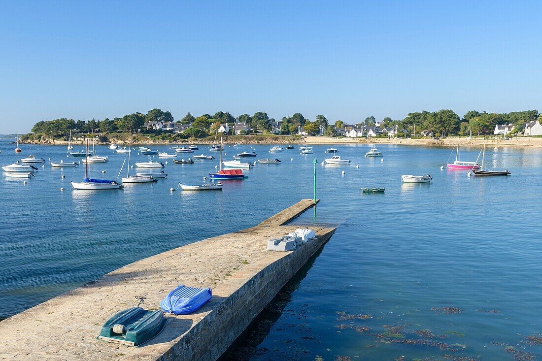 France, Morbihan, Arzon, the big hold at Port Navalo