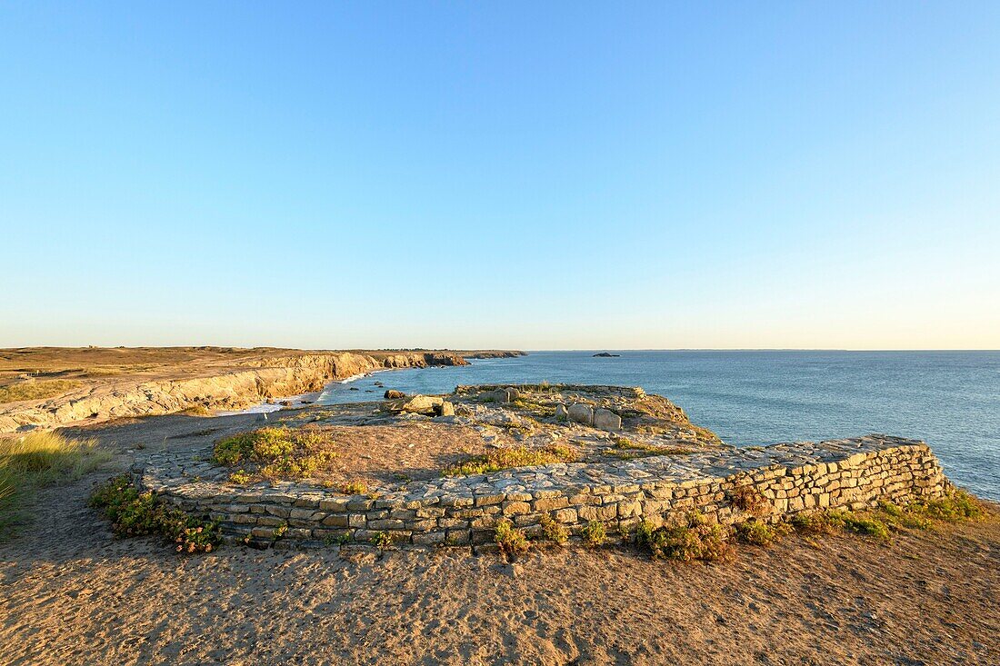 France, Morbihan, Saint-Pierre-Quiberon, megalithic site of Port Blanc