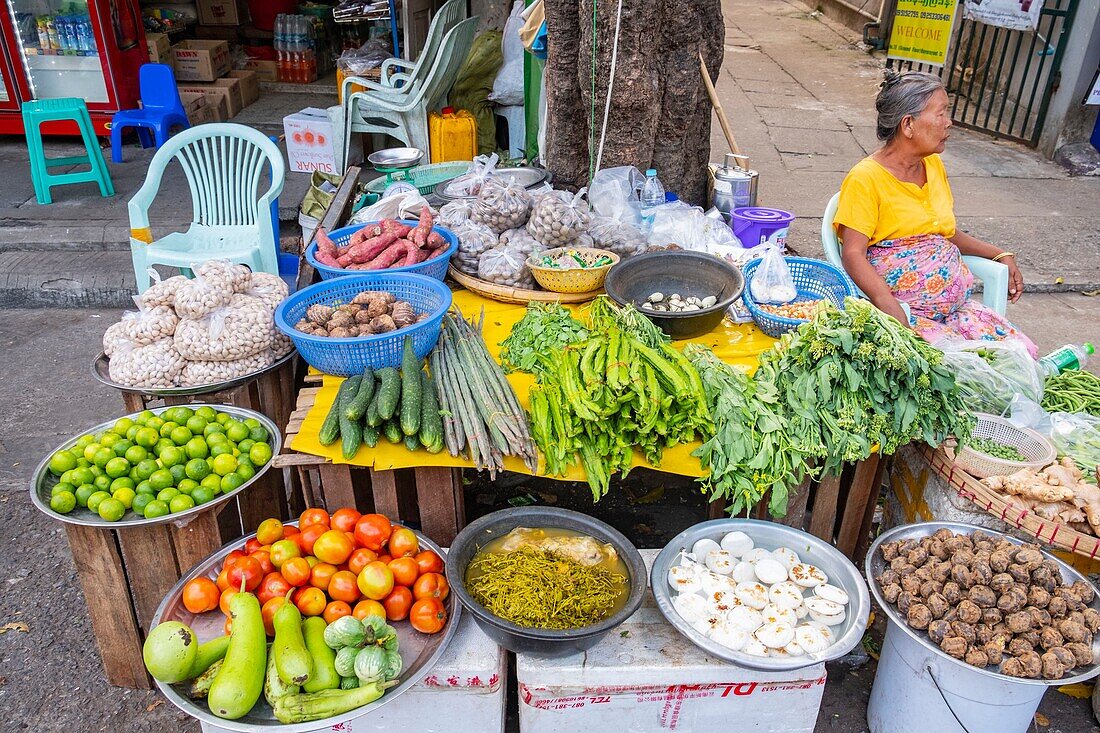 Myanmar (Burma), Yangon, Bogyoke-Markt