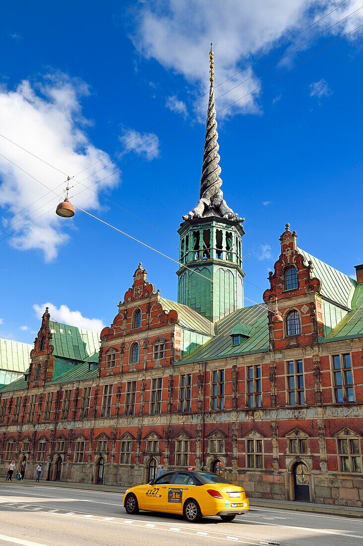 Denmark, Zealand, Copenhagen, Slotsholmen district, old stock exchange (Børsen) built in 1619