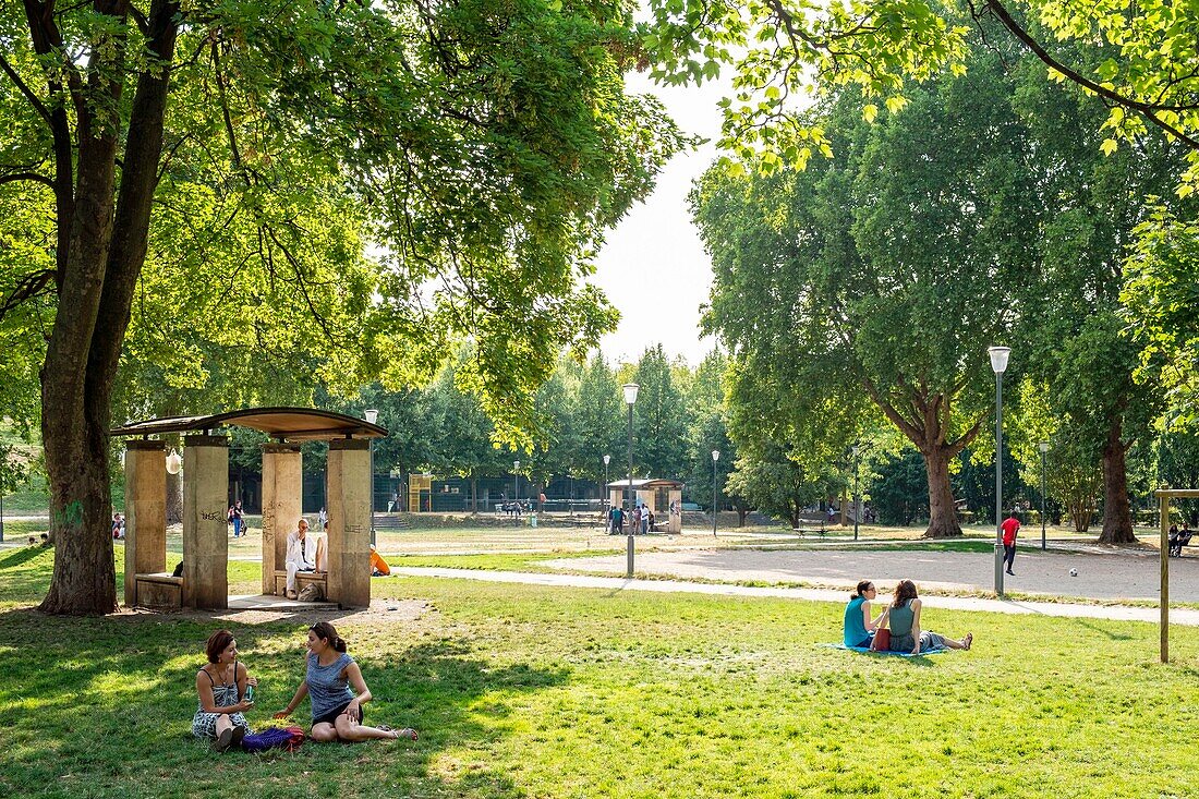 Frankreich, Paris, der Park von Bercy