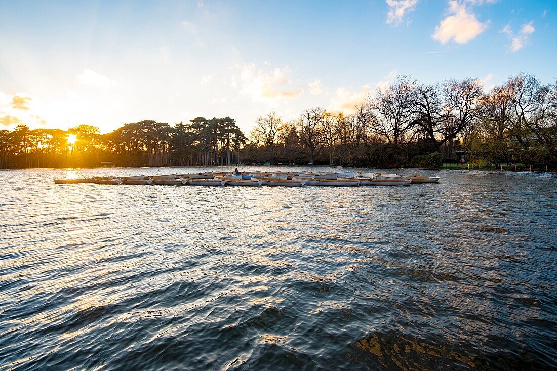 France, Paris, the Bois de Vincennes, Daumesnil Lake