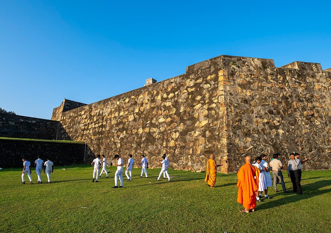 Sri Lanka, Southern province, Galle, Galle Fort or Dutch Fort listed as World Heritage by UNESCO, the ramparts