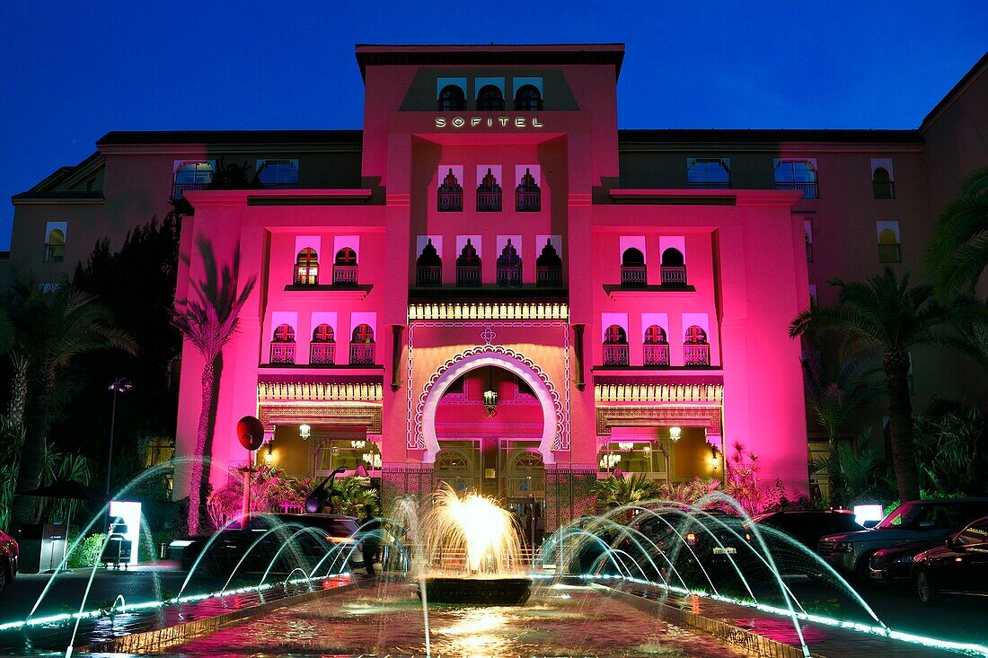 Morocco, High Atlas, Marrakech, Imperial city, Hivernage district, Hotel Sofitel Marrakech Palais Imperial