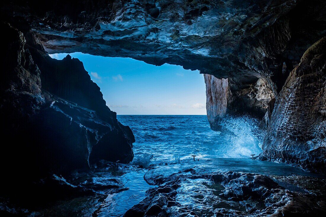 Italy, Sardinia, Alghero, Capo Caccia, Neptune cave