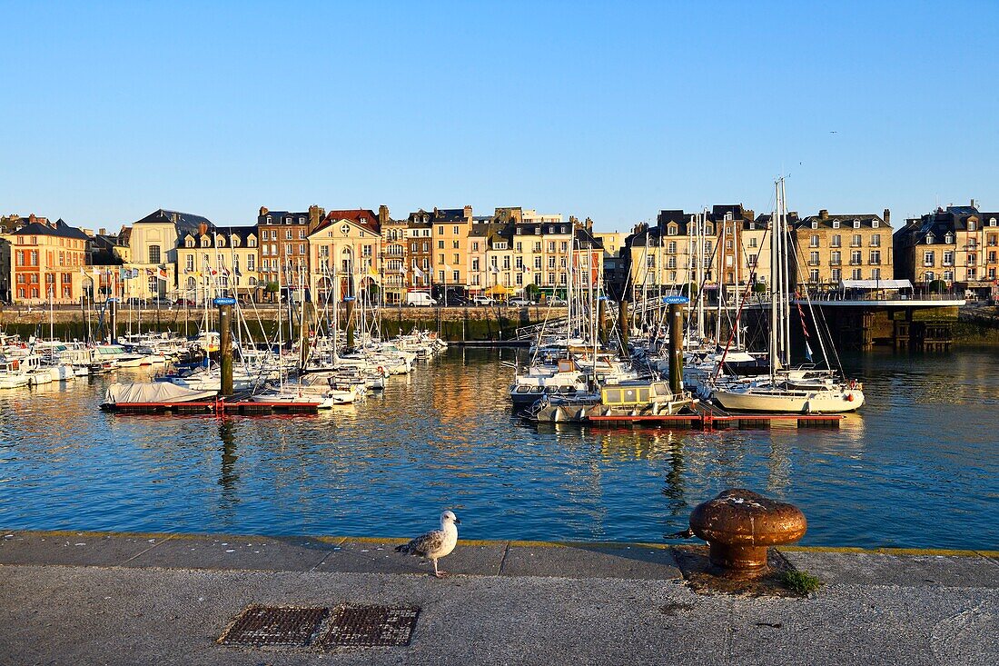 France, Seine Maritime, Pays de Caux, Cote d'Albatre, Dieppe, the harbour and the Quai Henri IV