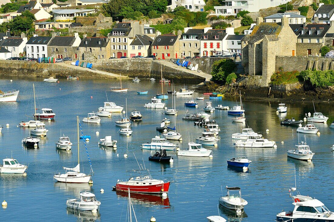 Frankreich, Finistere, See Iroise, Regionaler Naturpark Armorique, Le Conquet, der Hafen