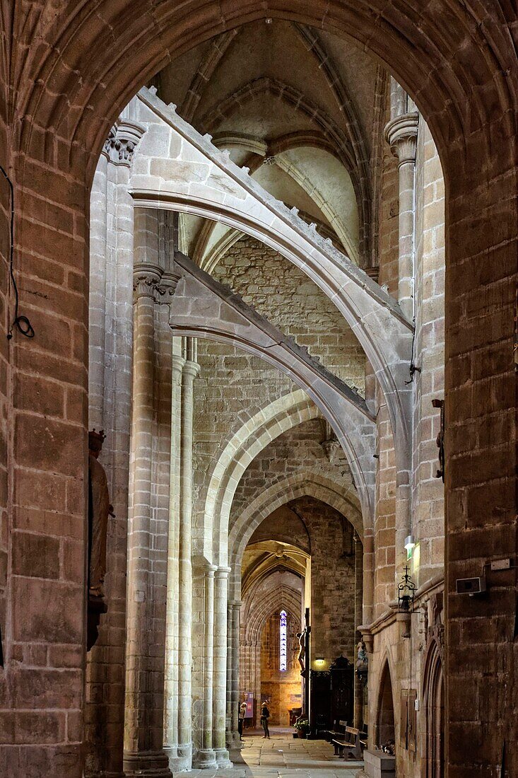 France, Cotes d'Armor, Guingamp, Notre Dame de Bon Secours basilica