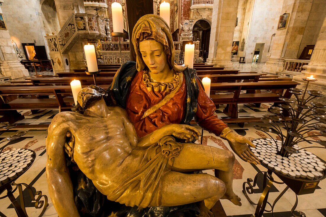 Italy, Sardinia, Cagliari, high city, Santa Maria cathedral, from the 13th century