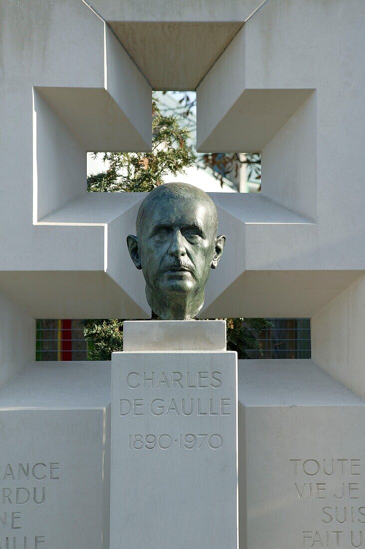 Frankreich, Hauts de Seine, Chatenay Malabry, Gedenkstätte, Rue du General de Gaulle