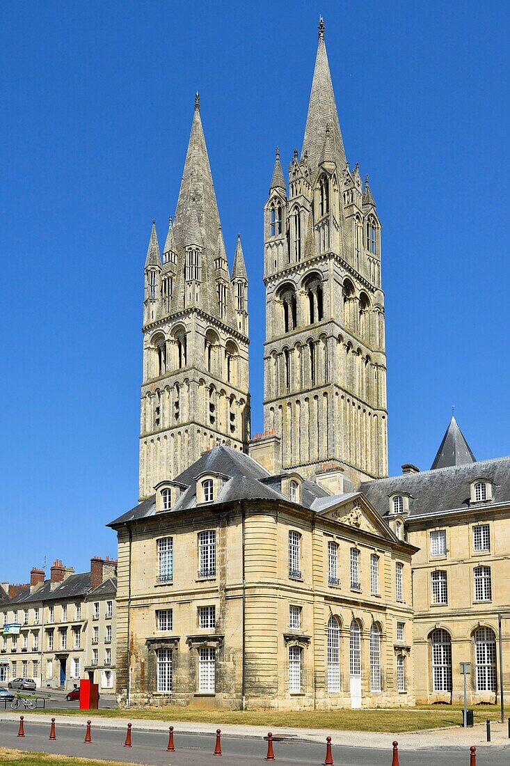 France, Calvados, Caen, Abbaye aux Hommes (Men Abbey), Saint Etienne abbey church