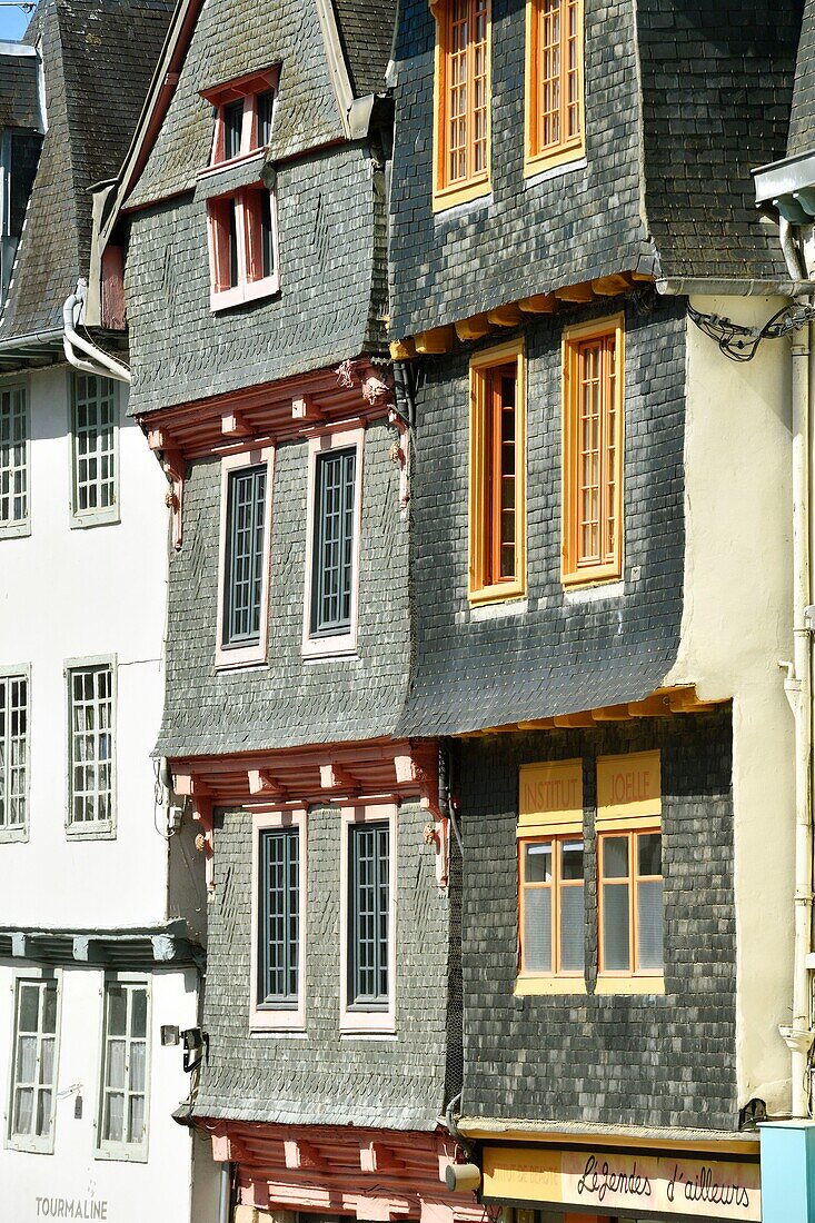 Frankreich, Finistere, Morlaix, Rue Ange de Guernisac