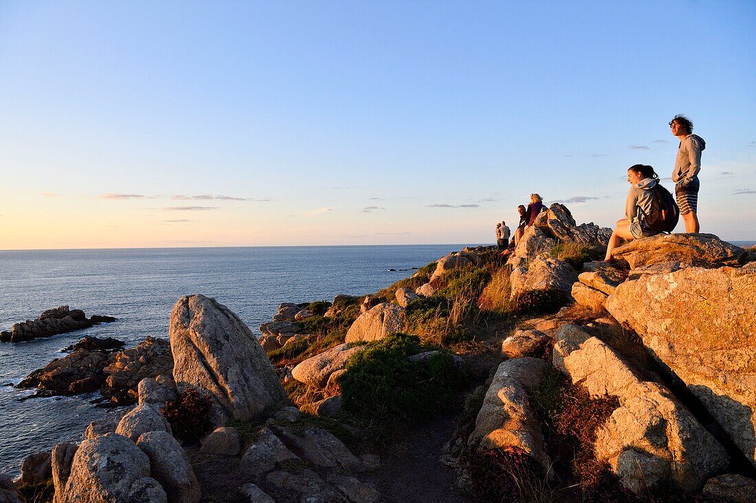 Frankreich, Finistere, Bucht von Morlaix, Plougasnou, Pointe de Diben