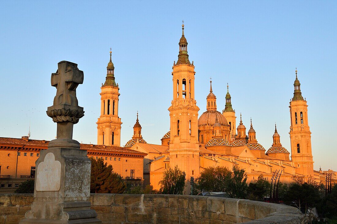 Spain, Aragon Region, Zaragoza Province, Zaragoza, Basilica de Nuestra Senora de Pilar