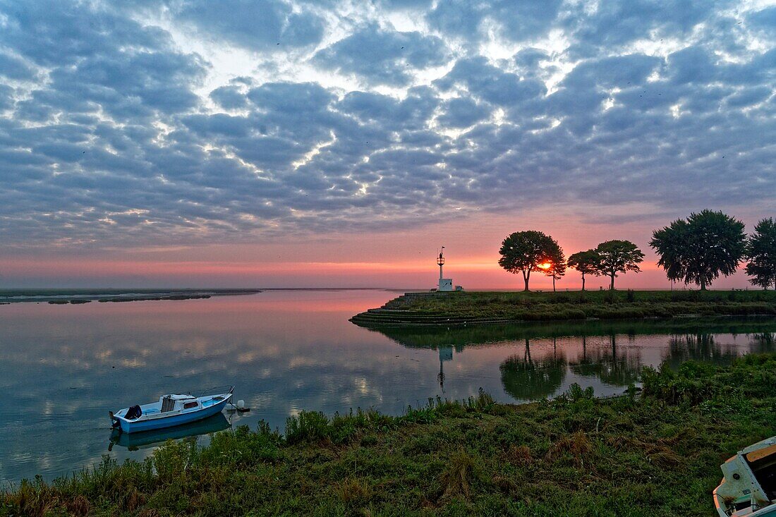 Frankreich, Somme, Baie de Somme, Saint Valery sur Somme, Mündung der Somme-Bucht