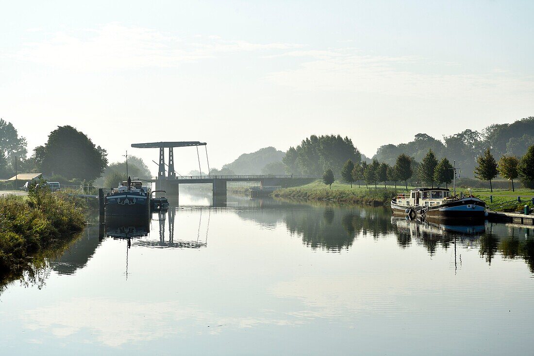 Frankreich, Somme, Baie de Somme, Saint Valery sur Somme, Mündung der Somme-Bucht