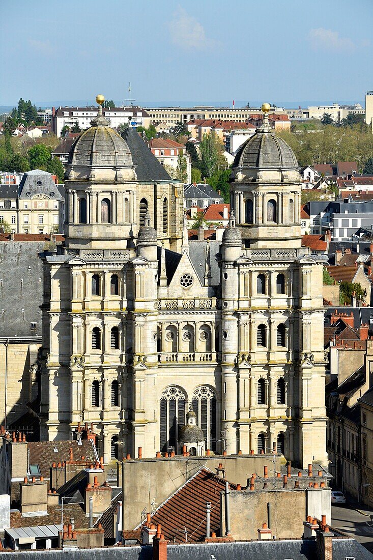 France, Cote d'Or, Dijon, area listed as World Heritage by UNESCO, Saint Michel church