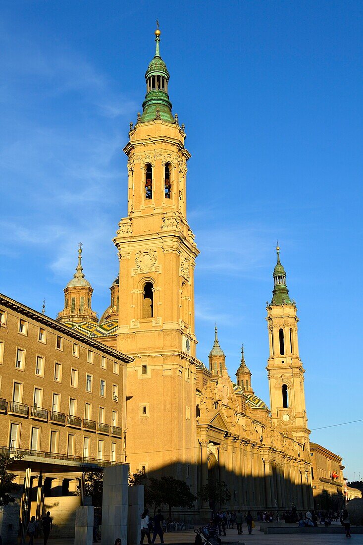 Spain, Aragon Region, Zaragoza Province, Zaragoza, Basilica de Nuestra Senora de Pilar