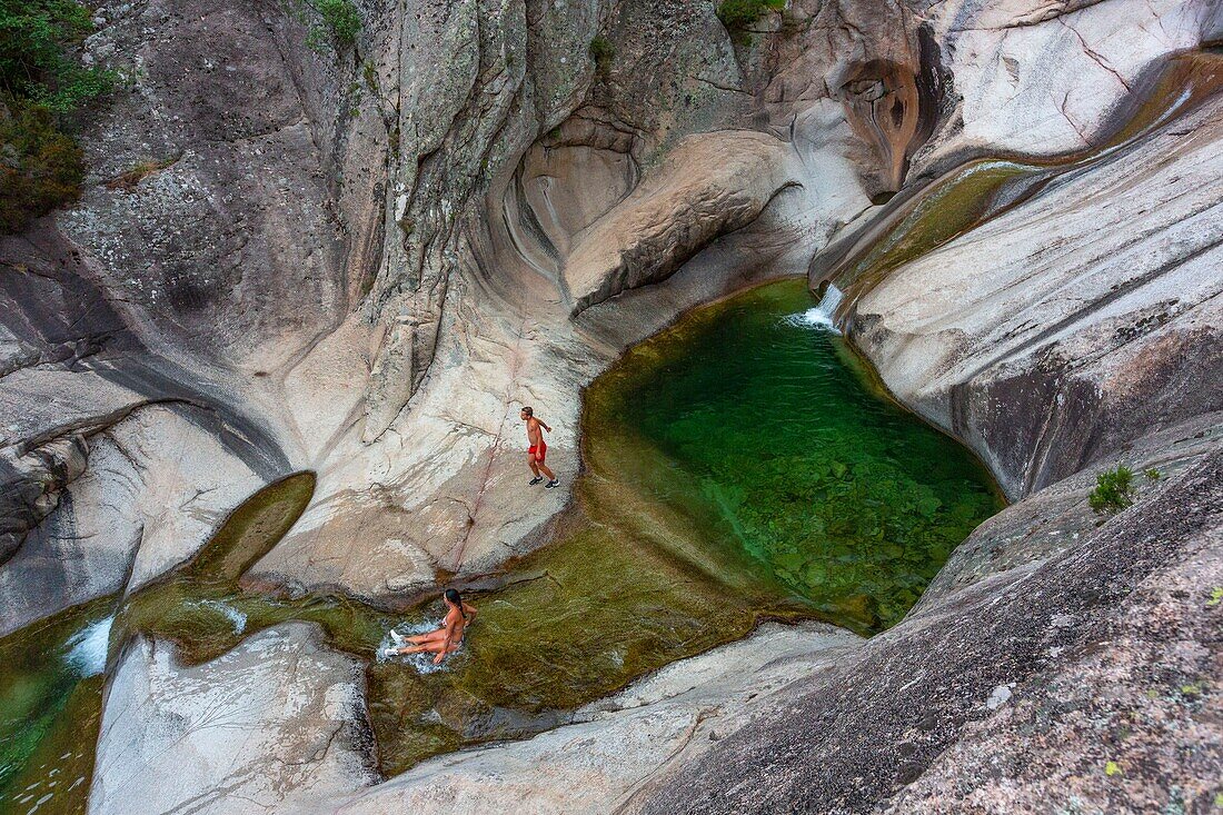 France, Corse du Sud, Bavella, Purcaraccia canyon