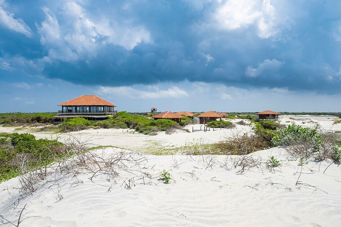 Sri Lanka, Northern province, Mannar island, Thalaimannar village, Vayu Resort