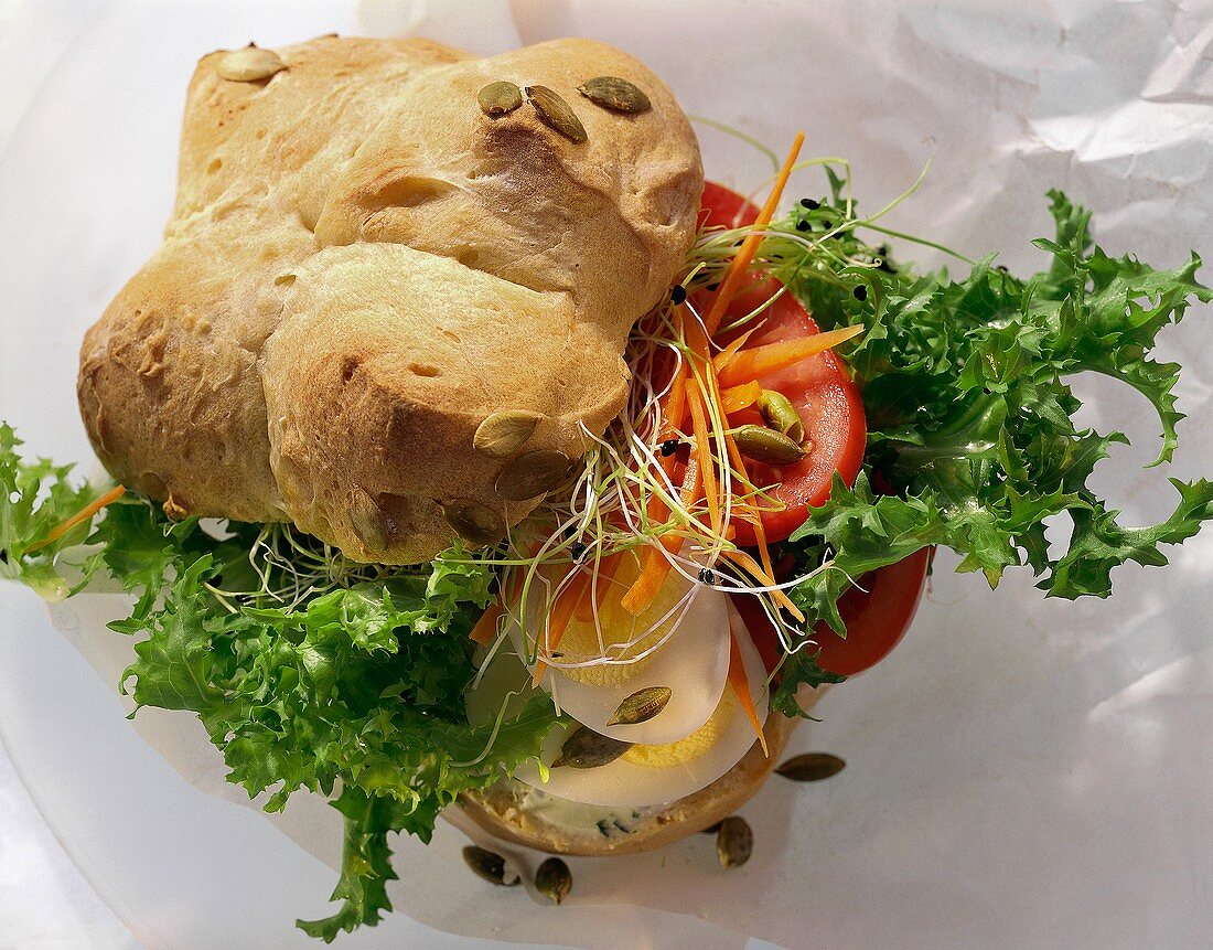 Healthy Vegetarian Sandwich