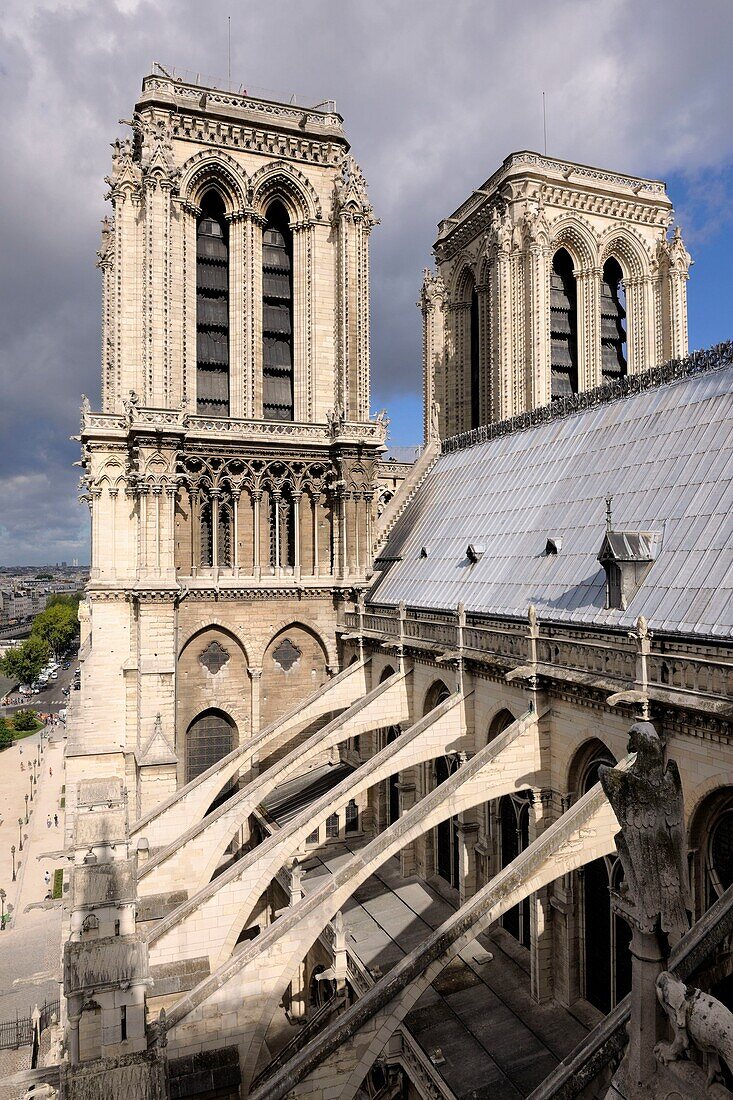 Frankreich, Paris, Welterbe der UNESCO, Ile de la Cite, Kathedrale Notre-Dame