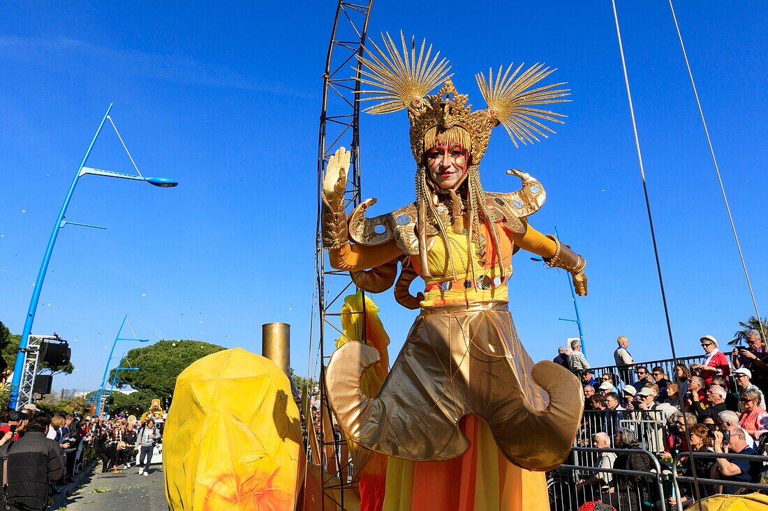 France, Alpes Maritimes, Mandelieu la Napoule, Feast of Mimosa