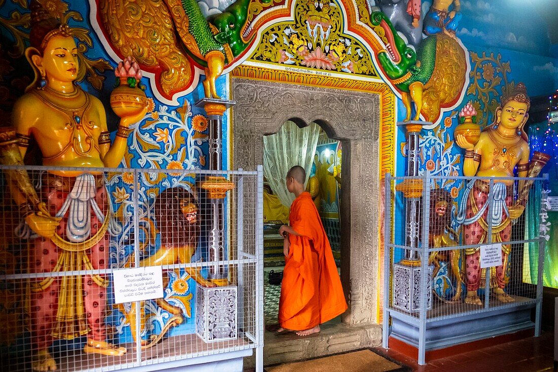 Sri Lanka, Zentralprovinz, Kandy, Weltkulturerbe, buddhistischer Tempel in der königlichen Palastanlage