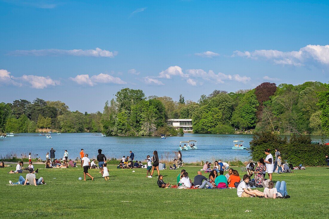 Frankreich, Rhône, Lyon, 6. Arrondissement, Parc de la Tête d'Or (Park des Goldenen Kopfes)