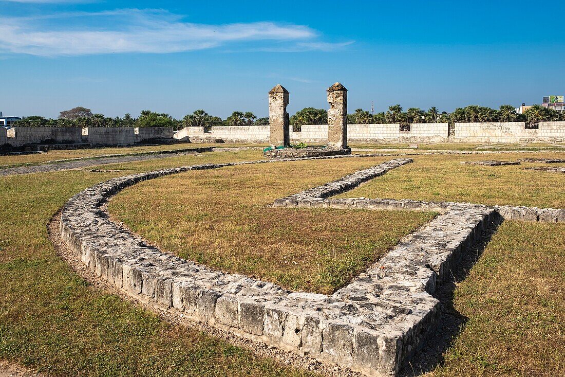 Sri Lanka, Nordprovinz, Jaffna, Jaffna Fort oder holländisches Fort, 1618 von den Portugiesen erbaut und 1658 bis Ende des 18. Jahrhunderts von den Holländern besetzt