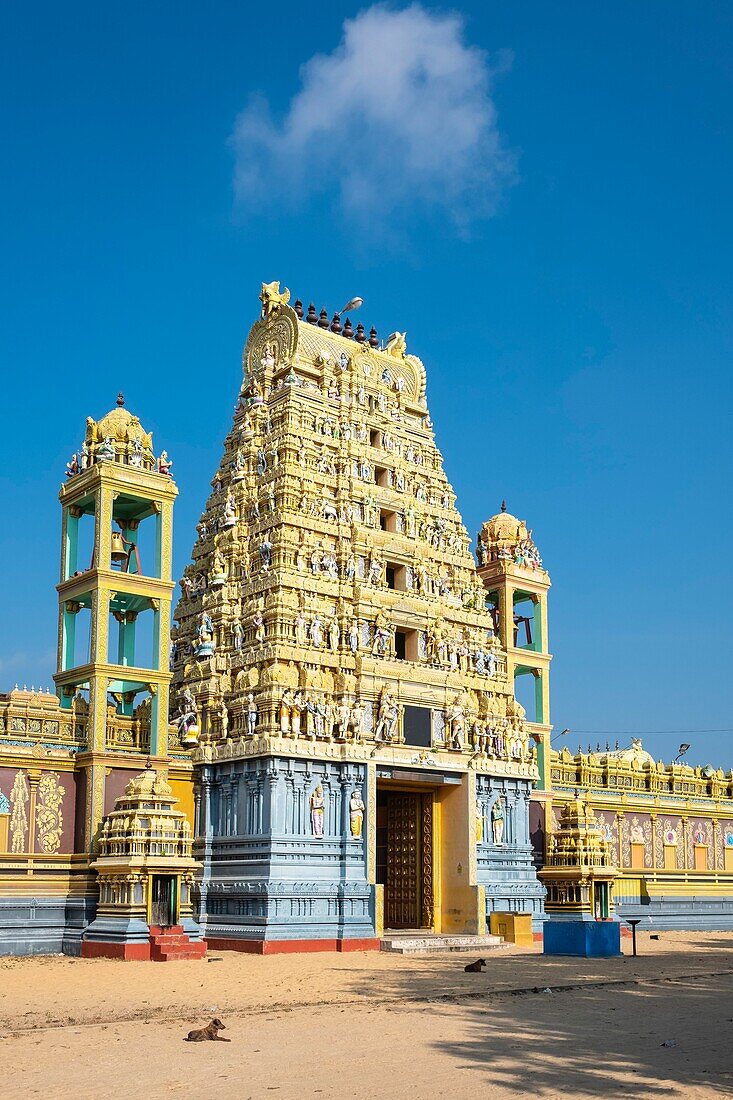 Sri Lanka, Nordprovinz, Jaffna, Vallipuram-Tempel, Vishnu geweiht, einer der ältesten Tempel in Jaffna