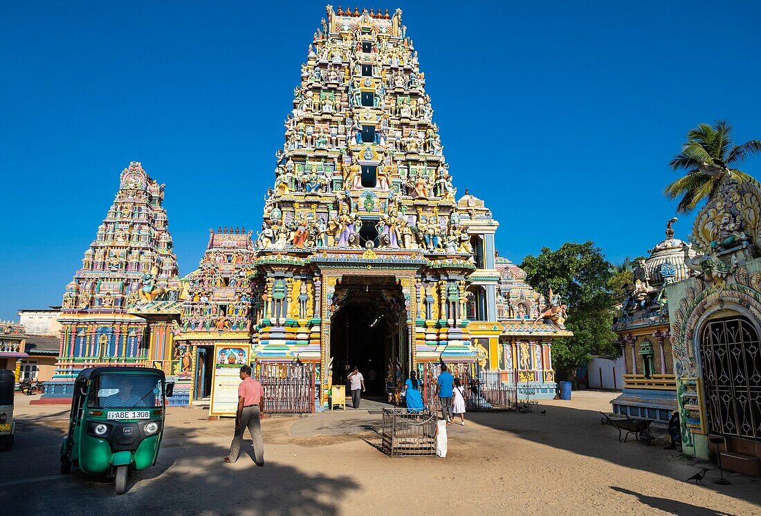 Sri Lanka, Eastern province, Trincomalee (or Trinquemalay), Pathirakali Amman Hindu temple