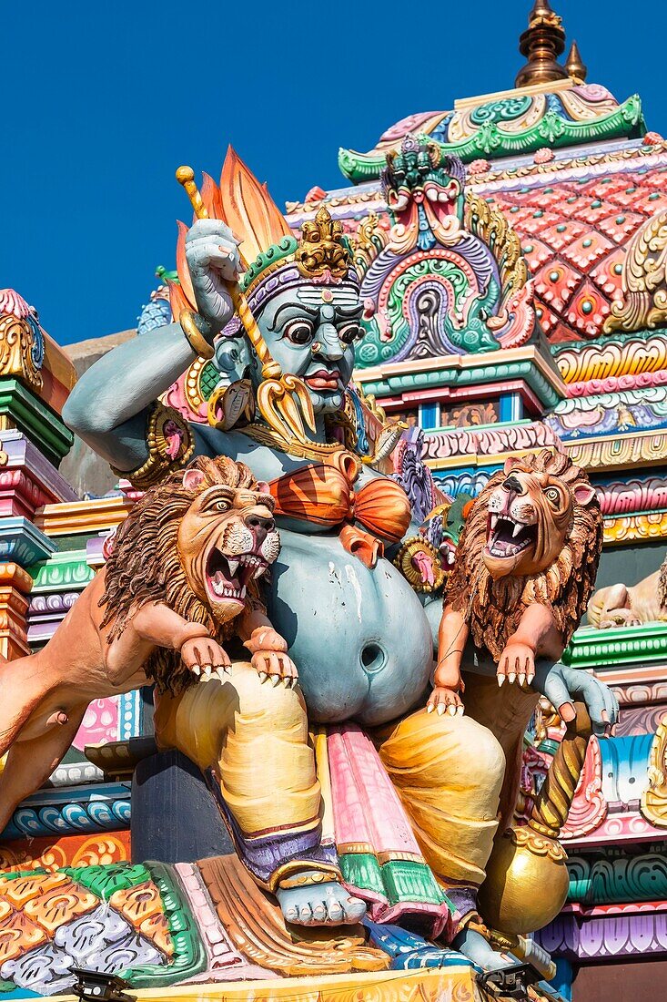 Sri Lanka, Eastern province, Trincomalee (or Trinquemalay), Pathirakali Amman Hindu temple