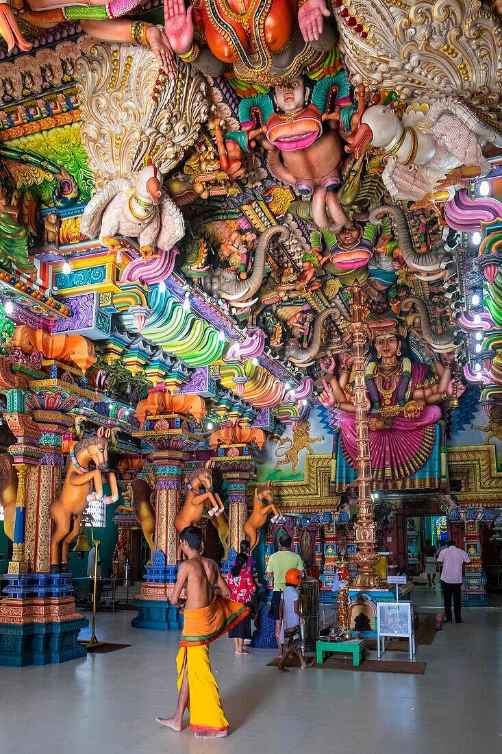 Sri Lanka, Ostprovinz, Trincomalee (oder Trinquemalay), Hindu-Tempel Pathirakali Amman