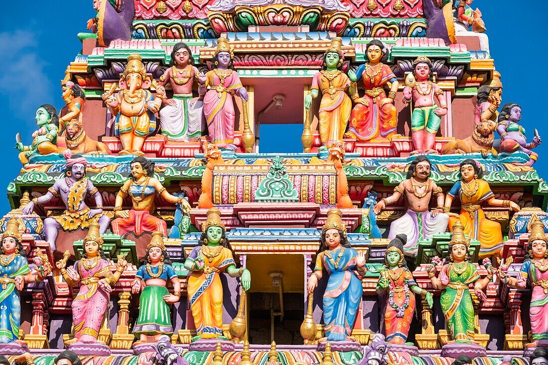 Sri Lanka, Ostprovinz, Trincomalee (oder Trinquemalay), Hindu-Tempel Pathirakali Amman