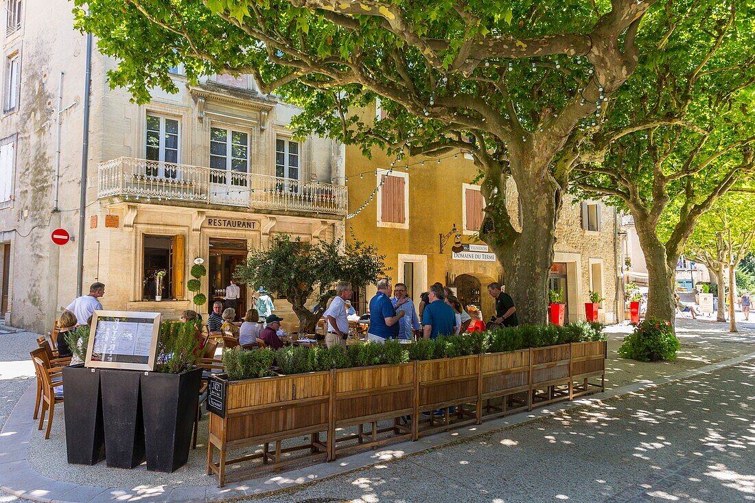 Frankreich, Vaucluse, Dorf Gigondas