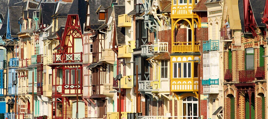 France, Somme, Mers les Bains, searesort on the shores of the Channel